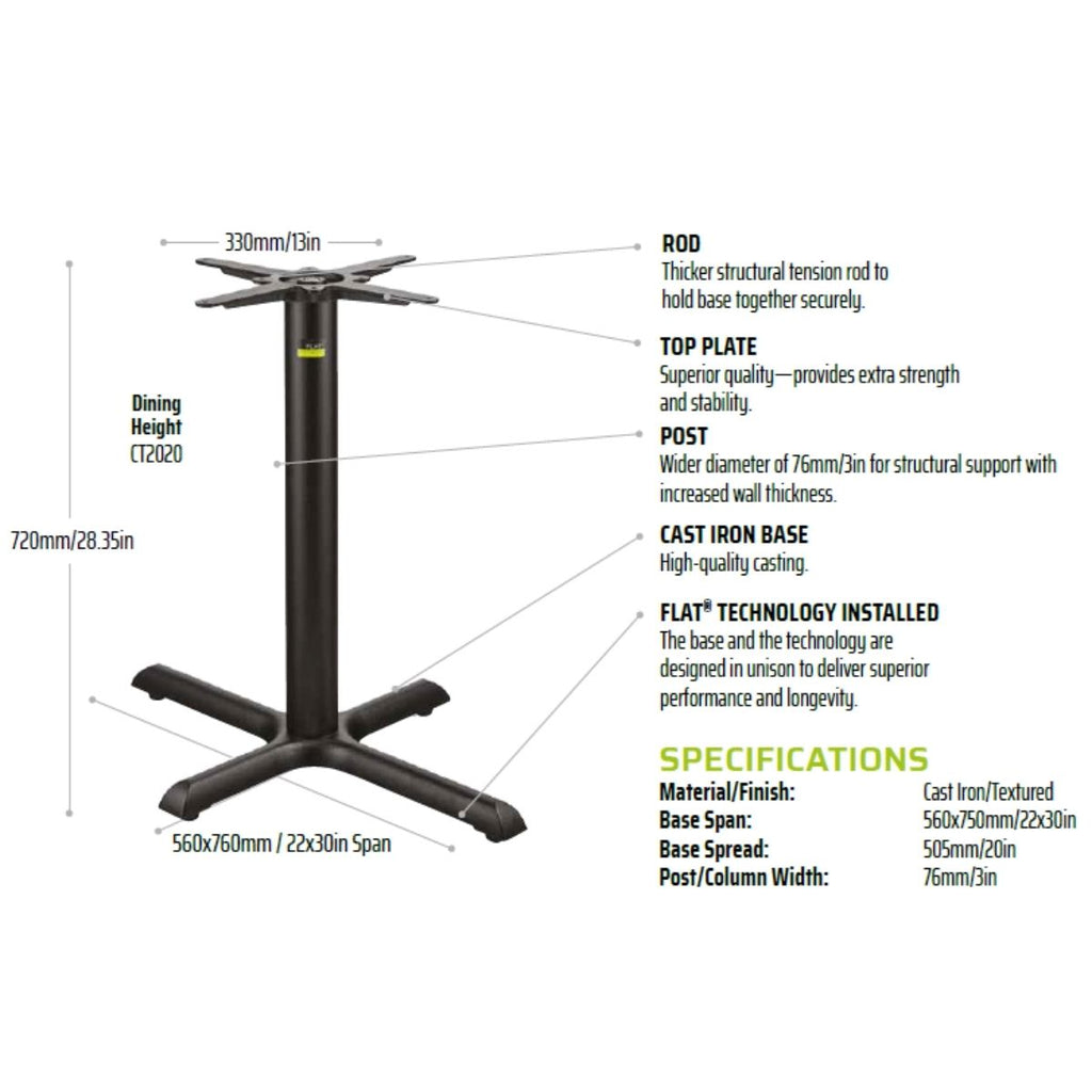 KX2230 - Max Top Size 750x900mm