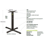 KX2230 - Max Top Size 750x900mm