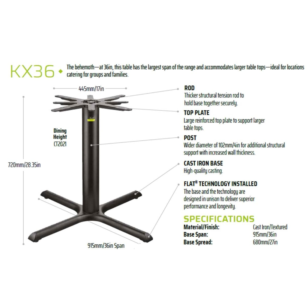 KX36 - Max Top Size Dia 1500mm